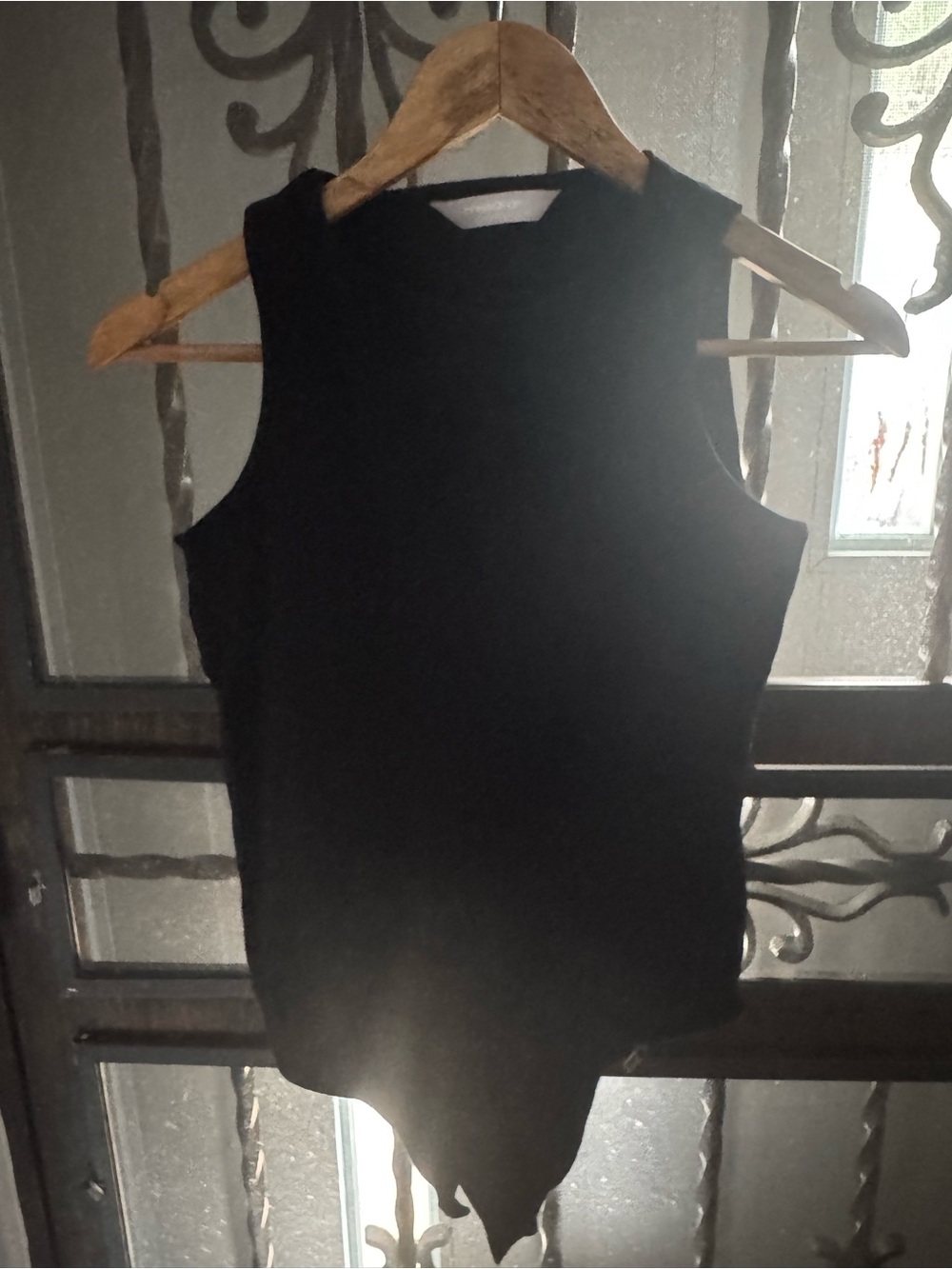 NWOT Express Black Sleeveless Bodysuit (Large runs Medium)